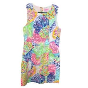Lilly Pulitzer Mila Shift Dress Size 0 Roar of the Seas